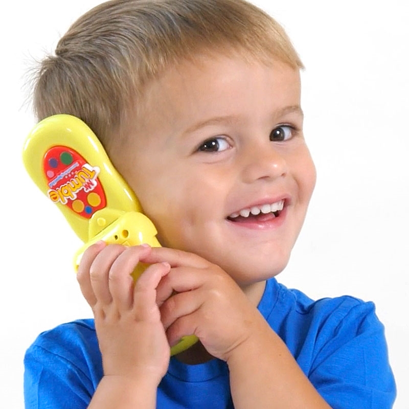 Mr Tumble Something Special Flip & Learn Phone Boy listening to instructions