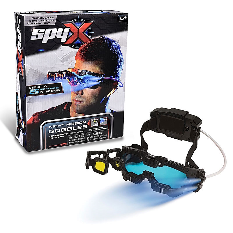 SpyX Night Mission Goggles Pack and Product
