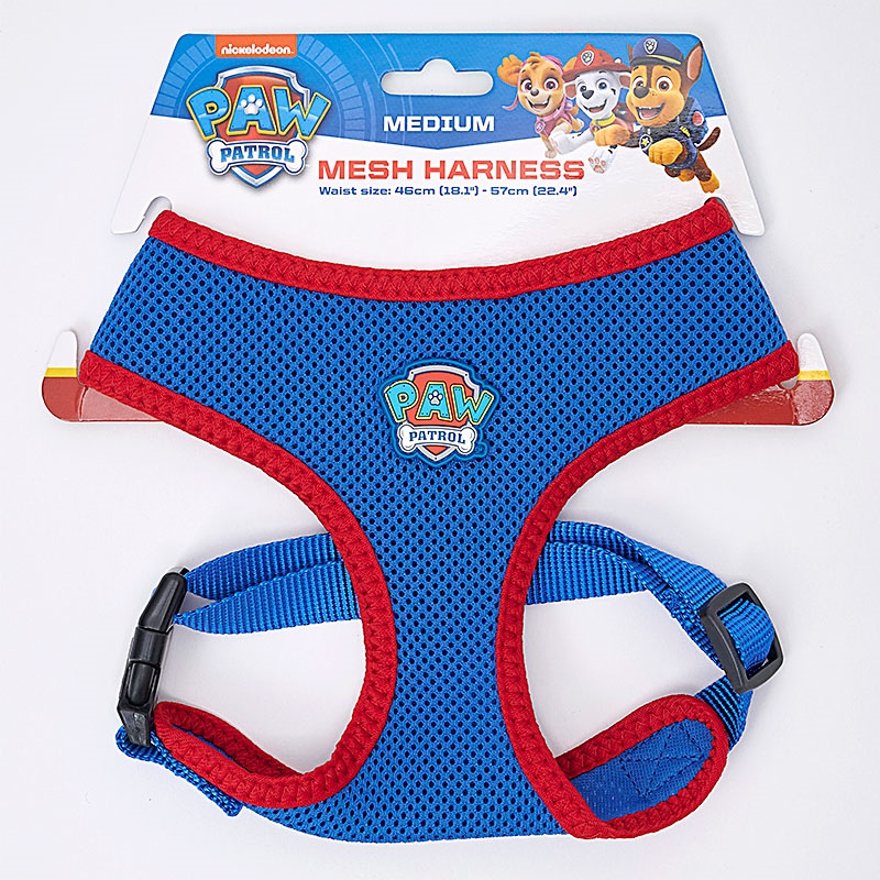 PAW Patrol Mesh Fabric Pet Harness Medium Front