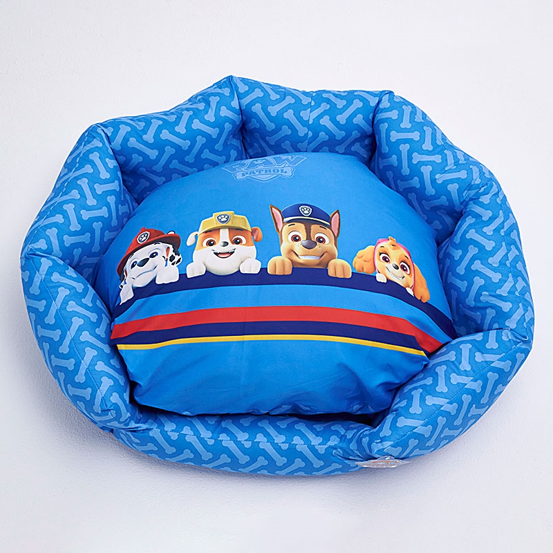 PAW Patrol High Sided Pet Bed Medium Above View