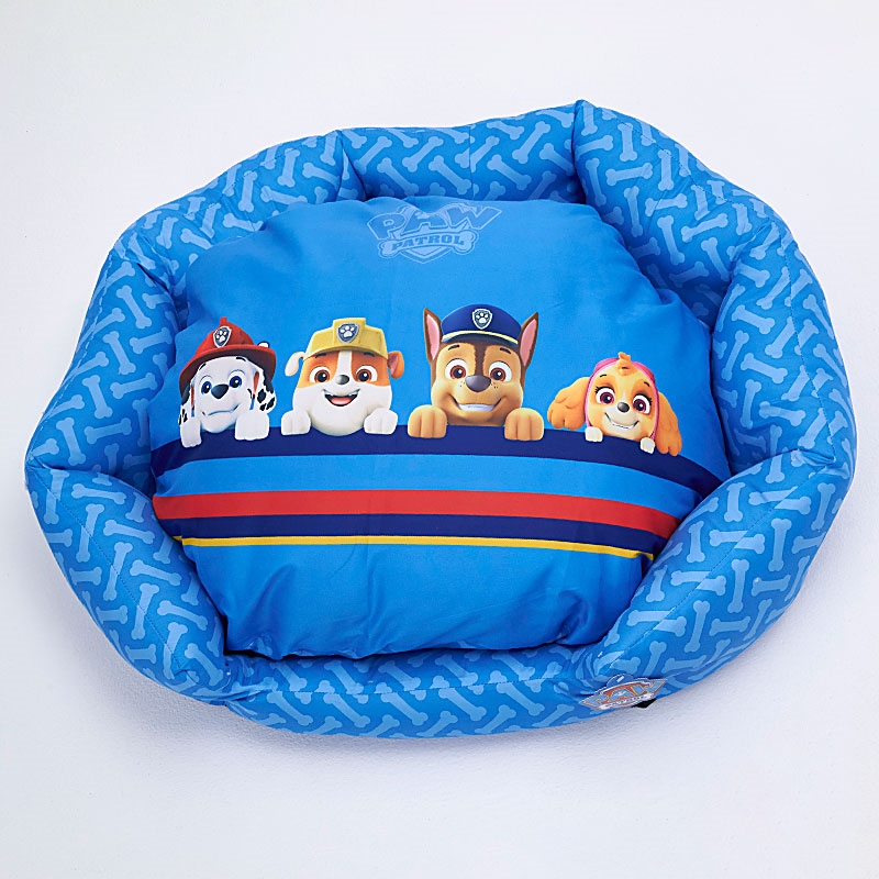 PAW Patrol High Sided Pet Bed Large Above View