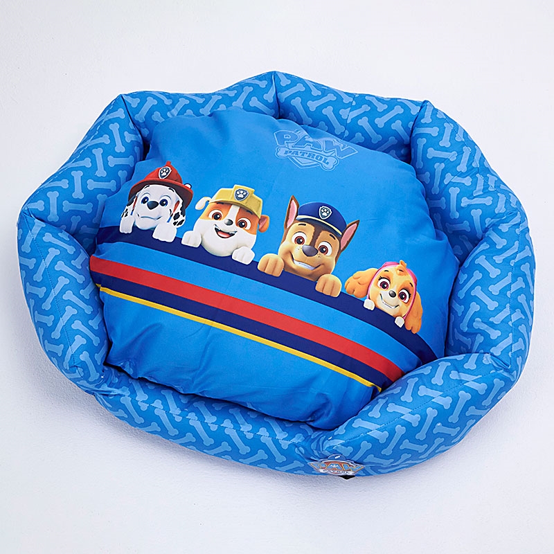 PAW Patrol High Sided Pet Bed Large Angled View