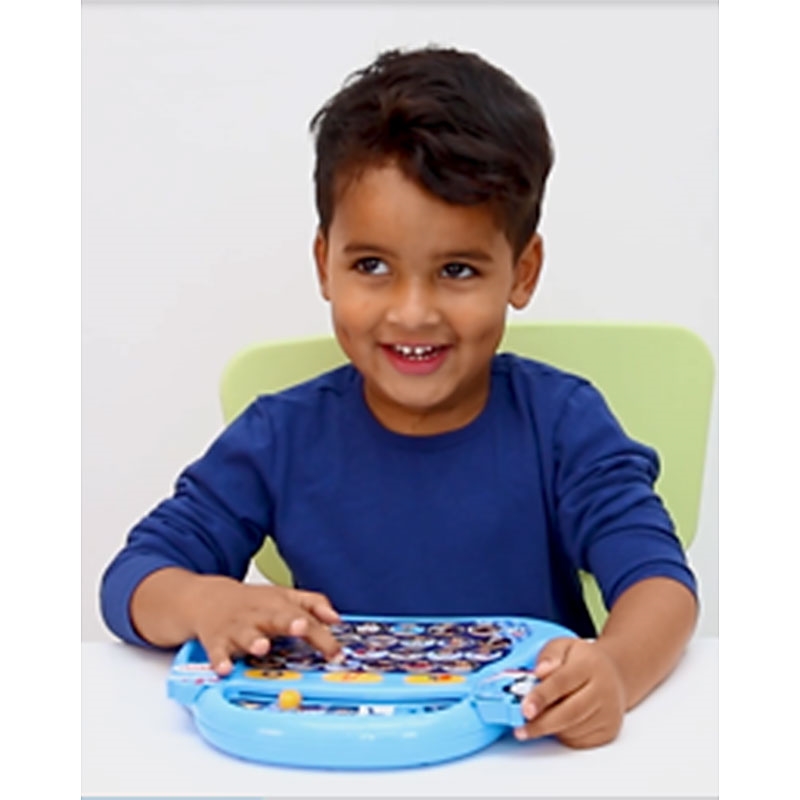 Young Boy using Thomas & Friends Alphaphonics™Tablet