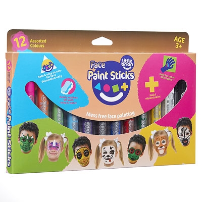 Face Paint Sticks - 12 assorted