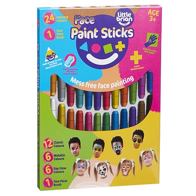 Face Paint Sticks - 24 assorted